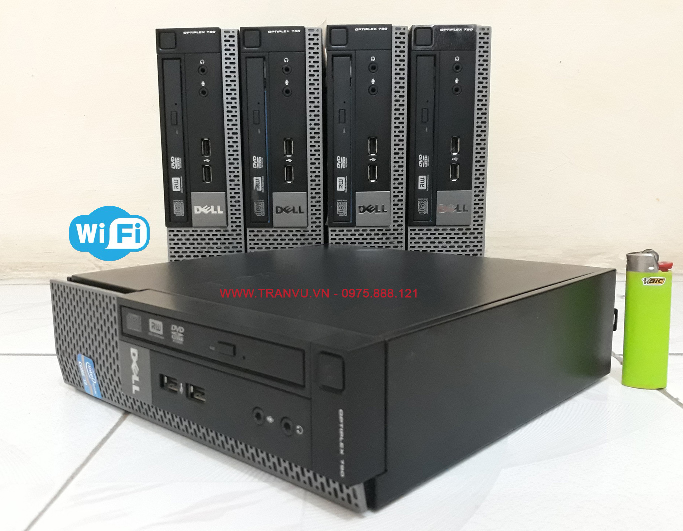 PC Dell Mini USFF Like New H61|i3 3220|RAM4G|SSD128G nhỏ gọn