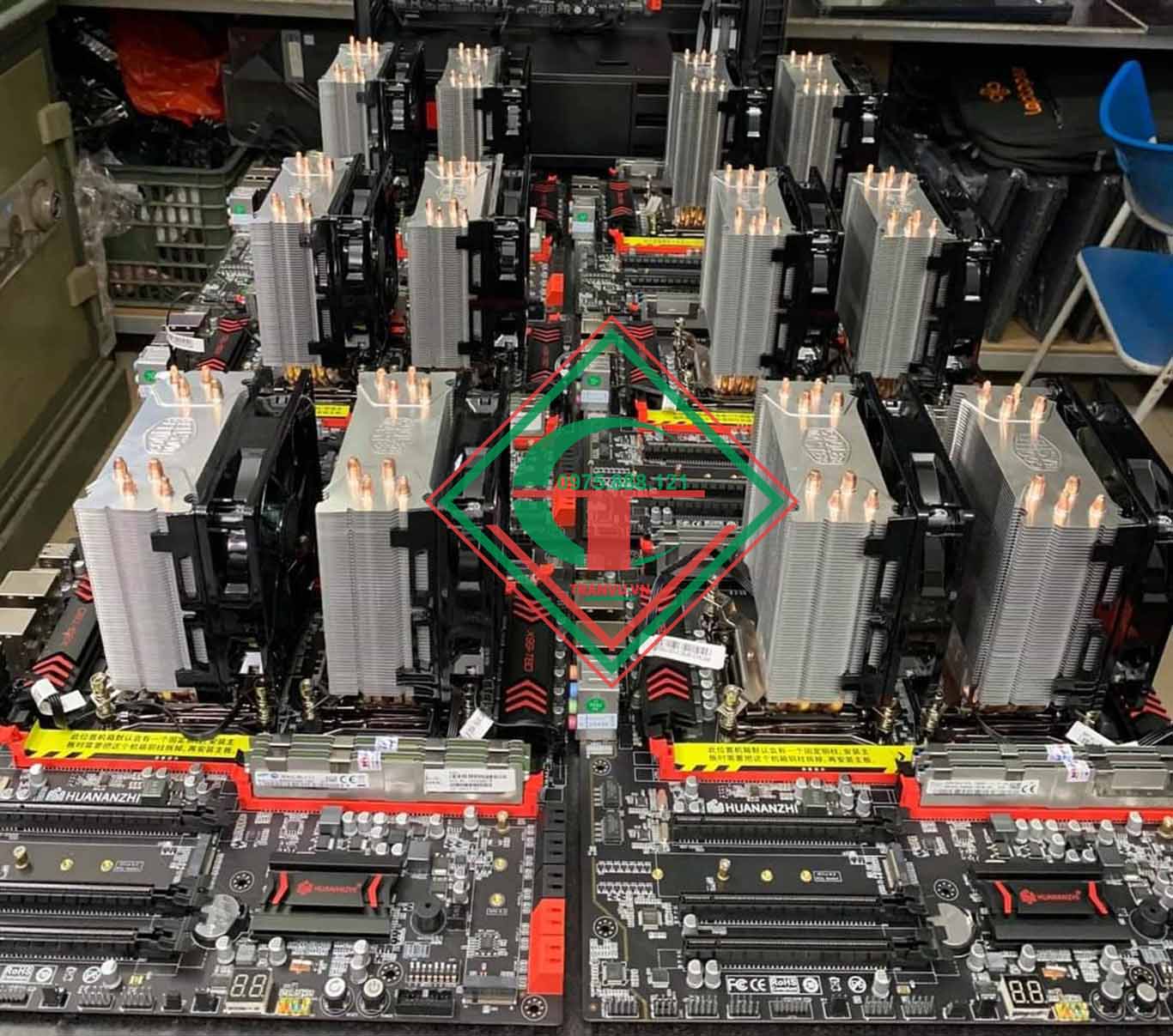 Main Dual Xeon chuyên dụng để lắp máy chạy Pi Node, Workstation
